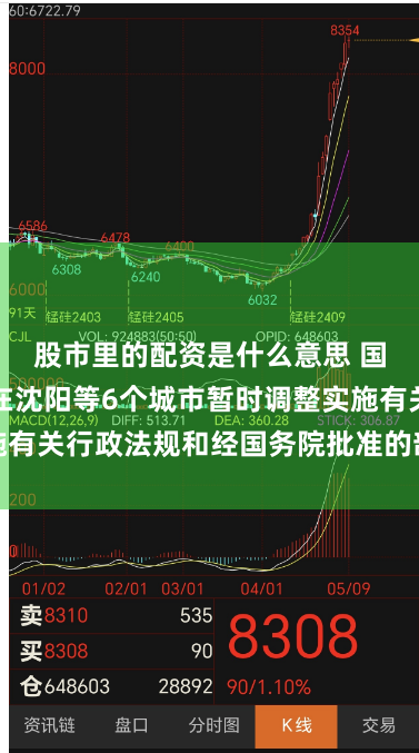 股市里的配资是什么意思 国务院：同意在沈阳等6个城市暂时调整实施有关行政法规和经国务院批准的部门规章规定